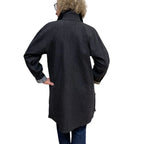Black Denim Jacket Women’s Lycra Outerwear
