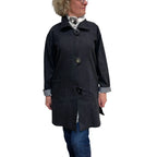 Black Denim Jacket Women’s Lycra Outerwear
