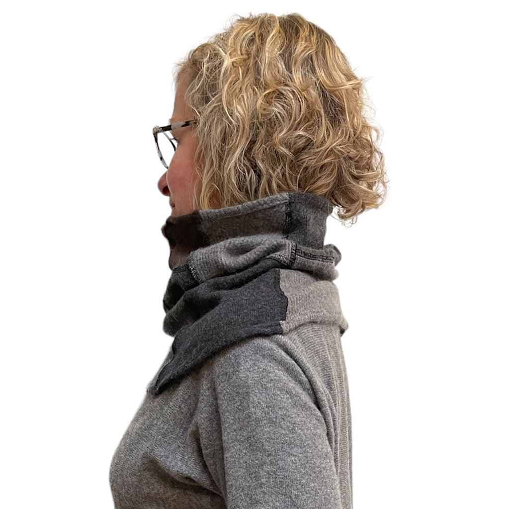 Cashmere Neck Warmer: Upcycled Eco-Luxury
