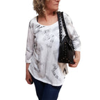 Black Riveted Cowhide Purse - Handmade Edgy Leather Handbag