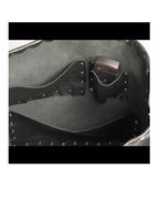 Black White Hair-On Cowhide Shoulder Tote Bag