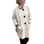 Utility Canvas Coat: Long Boho Edge