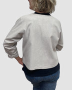 Cotton Canvas Cropped Layering Jacket