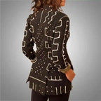 Mudcloth four vent jacket