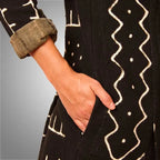 Mudcloth four vent jacket